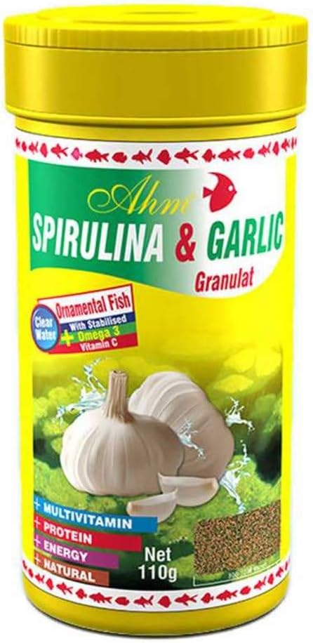 Alternative view of Ahm Spirulina Garlic Sarımsaklı 100 Ml Balık Yemi