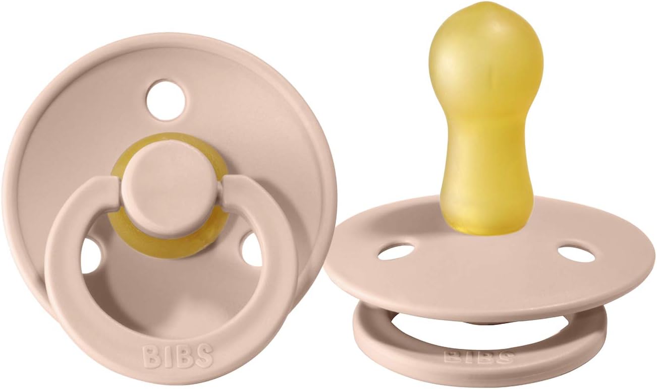 Bibs Colour Kauçuk Emzik-Blush 6+ Ay