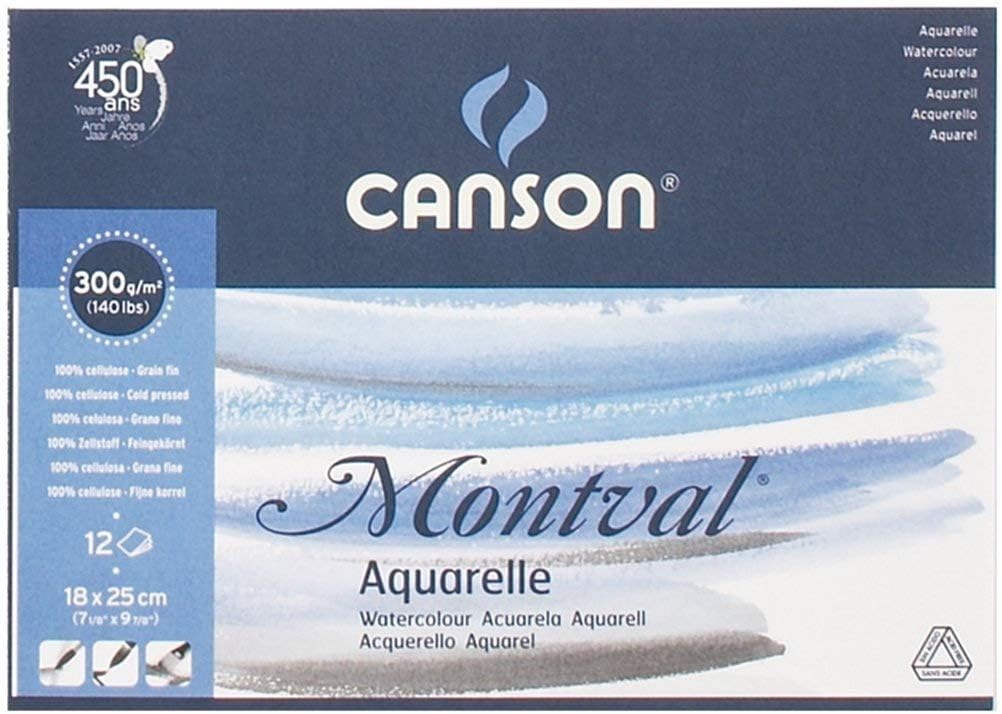 Montval Blok 300gr - 18x25cm - 12
