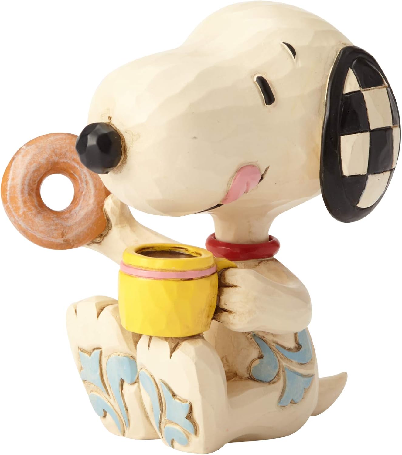 Alternative view of 6001297 Jim Shore Peanuts Snoopy Donuts and Coffee Minyatür Heykelcik, 7,5 cm, Çok Renkli
