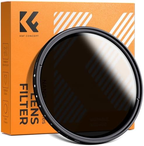 Alternative view of K&F 77 mm ND Filtre, K&F Konsept 77 mm Ultra İnce ND2-ND400 Fader Değişken Nötr Yoğunluk Ayarlanabilir Lens Filtresi Ultra İnce ND Filtre Optik Cam