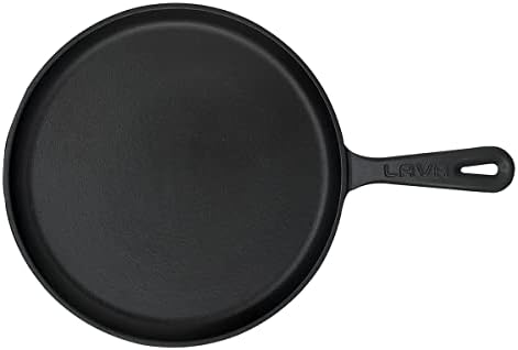 Alternative view of Döküm / Pizza / Pancake Tavası, Yuvarlak, Metal Saplı, 26cm, Siyah