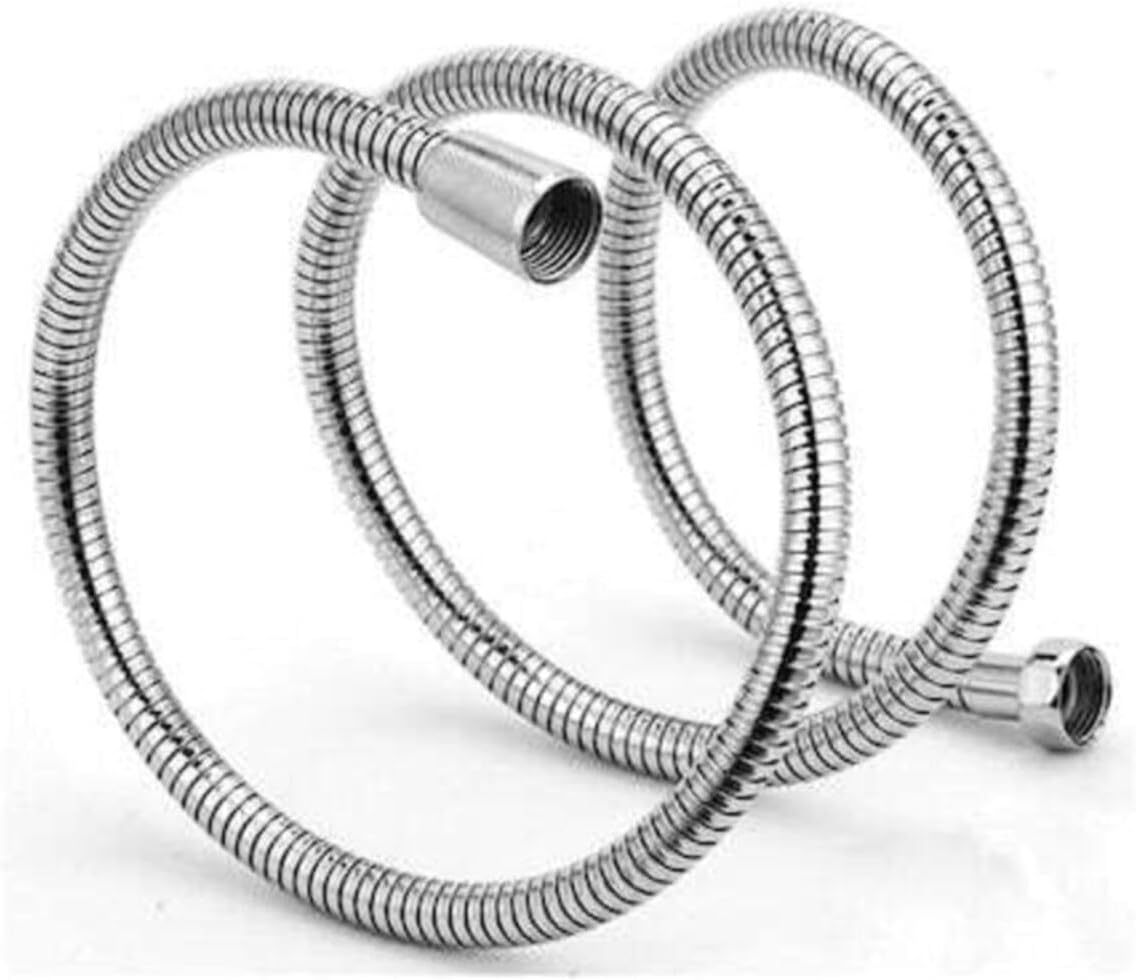 TEMA Örgülü İnce Çift Kenetli Kromajlı Lüks Görünümlü Spiral - Anti-Twist Özellikli 360 Derece Dönerli Pirinç Somun