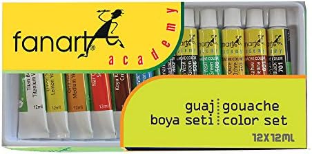 Academy Guaj Boya, Seti, 12X12 ml