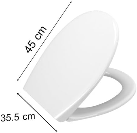 S10 Klozet Kapağı 84-003-009, Yavaş Kapanır, Duroplast, Sandviç Tip, Metal Menteşeli, Beyaz
