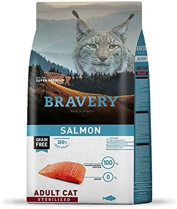 Alternative view of Bravery Somonlu Tahılsız Kısırlaştırılmış Yetişkin Kedi Maması 7 kg