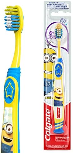 Alternative view of Minions 6+ Yaş Vakumlu Yapışkan Sap Ekstra Yumuşak Çocuk Diş Fırçası