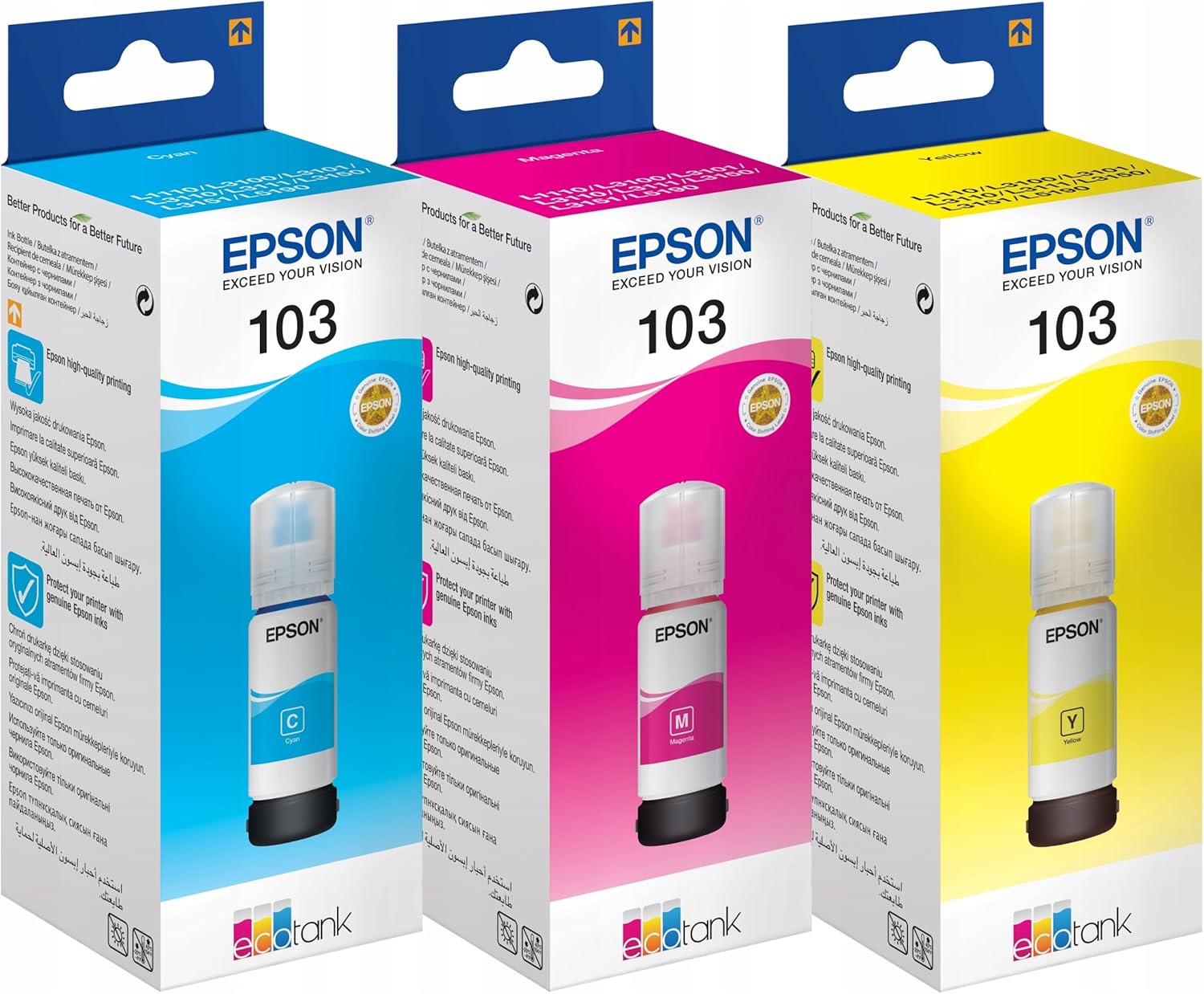 Alternative view of EPSON-103 Mavi Mürekkep Kartuş 70ml