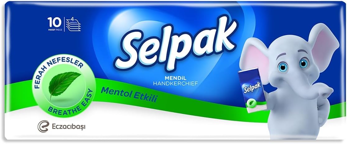Selpak Mendil Mentollü 10'lu
