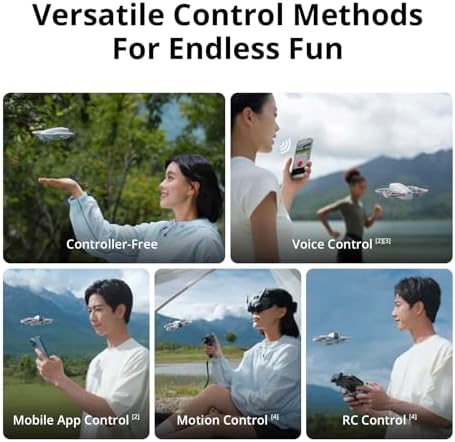 DJI Neo Fly More Combo - 4K 30 fps 3840x2880 vidoe kalites, 12 MP fotoğraf çözünürlük, 18 DK uçuş süresi, Renk Beyaz