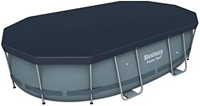 Flowclear PVC branda, gri, Power Steel havuz için