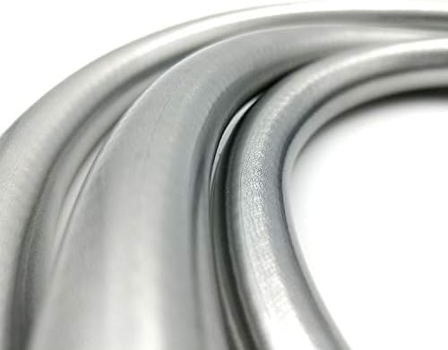 Alternative view of Wras 1,5 m Düz Bağlantı Pürüzsüz İnci Gümüş PVC Esnek Kink Anti-Kink Duş Hortumu Katı Bağlantılı (Ürün Kodu: Sh150-Sil-Wras SNL)