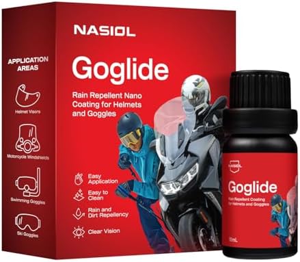 Alternative view of Goglide Motosiklet ve Kask Vizörü için Yağmur Kaydırıcı-10 Ml-Su İtici,Leke Önleyici,Cam Bakımı, Motorsiklet Kask Su İtici