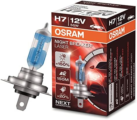 Alternative view of Ampul Night Breaker Laser H7 12V 55W%150'ye kadar Fazla Işık 150M'ye kadar Fazla Görüş Açısı,%20'ye kadar Beyaz Işık 64210NL
