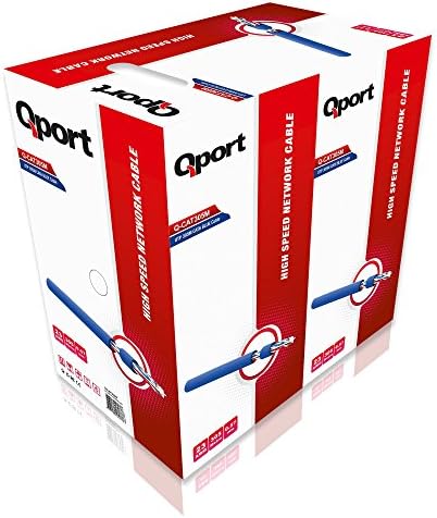 Qport Q Cat305M 305 Metre Utp 23Awg 0.57Mm Mavi Network Ağ Ka Blosu