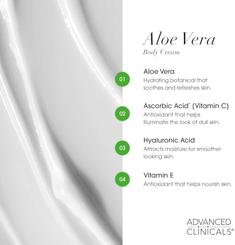 Advanced Clinicals Aloe Yüz Ve Vücut Kremi 454Gr