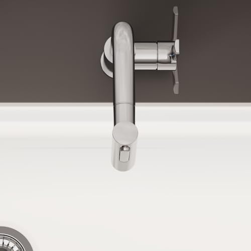 Alternative view of Maestro A42146 Pull-Out Eviye Bataryası, 24 cm Yükseklik, 6 L/dk Akış Hızı, Krom