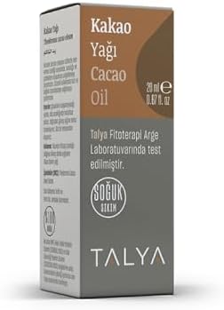 Kakao Yağı, Soğuk Sıkım,%100 Saf Ve Doğal, Doğal Bronzluk, 20 ml