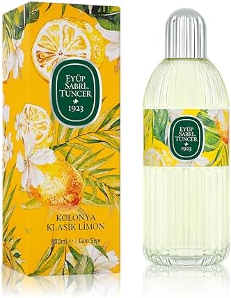 Limon Kolonyası Silindir Cam Şişe (400 ml)