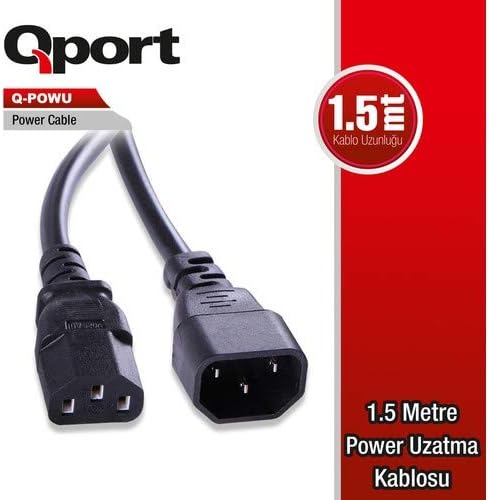 Qport Q Powu 1.5 Metre Power Uzatma Kablosu