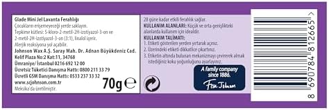 Alternative view of Glade Mini Jel Lavanta Ferahlığı 70 g