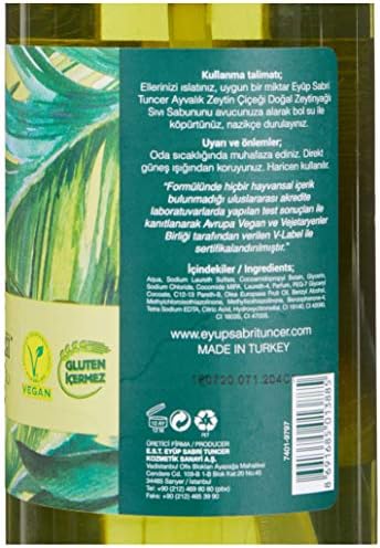 Doğal Zeytinyağlı Sıvı Sabun, Ayvalık Zeytin Çiçeği (500 ml)