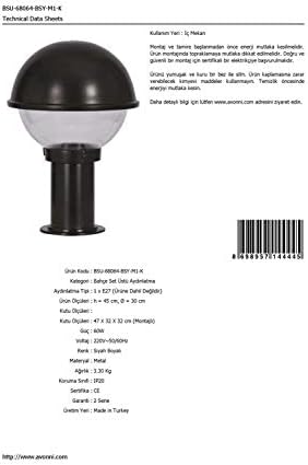 BSU-68064-BSY-M1-K Bahce Aydinlatmasi