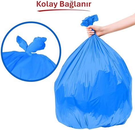 Alternative view of Güçlü Battal Boy Çöp Poşeti 7'li 72x95cm Sızdırmaz Yırtılmaz Battal Boy Çöp Torbası, Geri Dönüştürülebilir Atık Torbası, Restoran, Kafe, Ofis-İşyeri, Ev-Mutfak için Güçlü Çöp Poşeti