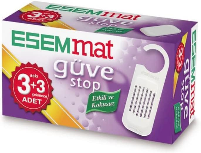 Esemmat 3 Askı + 3 Çekmece Güve Stop