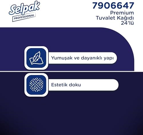 Selpak Professional Premium Tuvalet Kağıdı, 24 Rulo