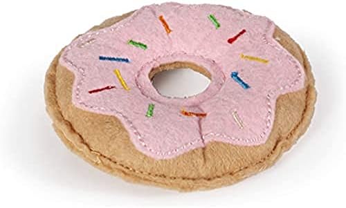 Peluş Kedi Oyuncağı, 7.5 cm Çörek, Pembe