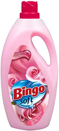 Bingo Soft Gülpembe Hipoalerjenik 30 Yıkama Çamaşır Yumuşatıcısı (1 x 3000 mL)