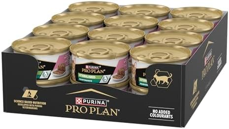 PRO PLAN Sterilised Somonlu ve Ton Balıklı Konserve Yaş Kedi Maması, 85 g x 24