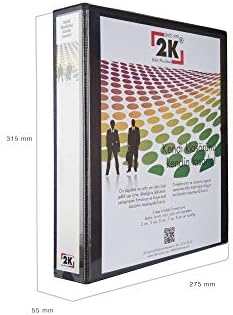 Alternative view of 2K 05-2D-S 2 Halka D Mekanizmalı Klasör Kutu İçi, Siyah, 5 Cm, 10 Adet