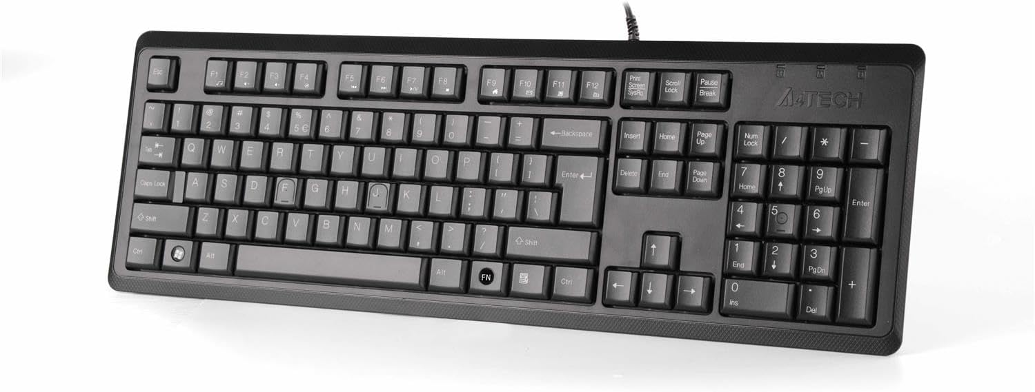 A4 TECH KR-92 Q USB Türkçe FN-MULTİMEDYA Siyah Klavye