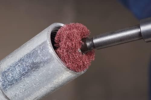 Alternative view of Standard Abrasives Buff and Blend Buff HP - Çok İnce Kum Alüminyum Oksit - Metal Çapak Alma Buff - 1" x 3/8", 2 Kat x 8-32 - 10'lu Paket