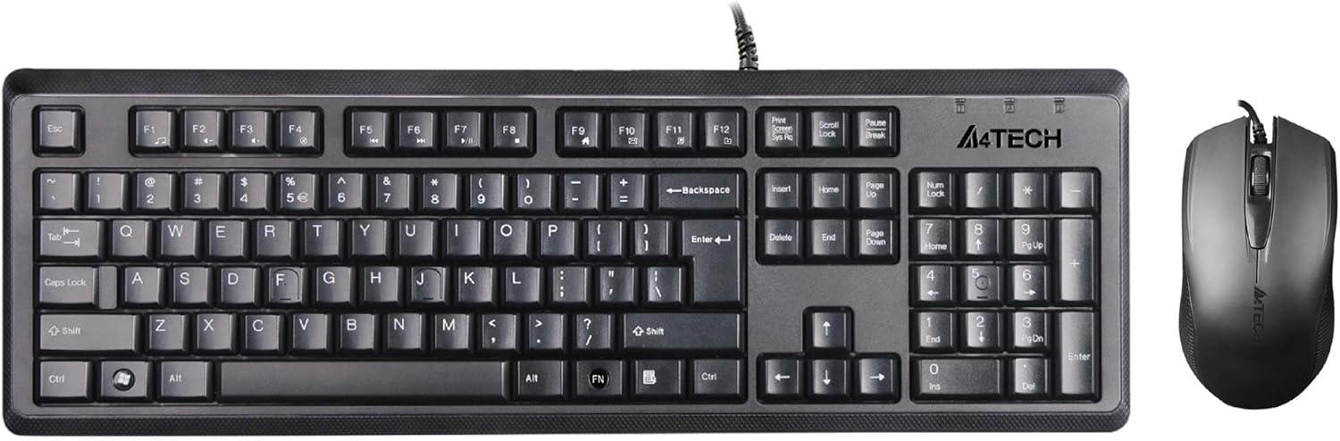 A4 TECH KR-9276 Q USB Türkçe FN-Multimedya Klavye+ OPTİK Mouse Set