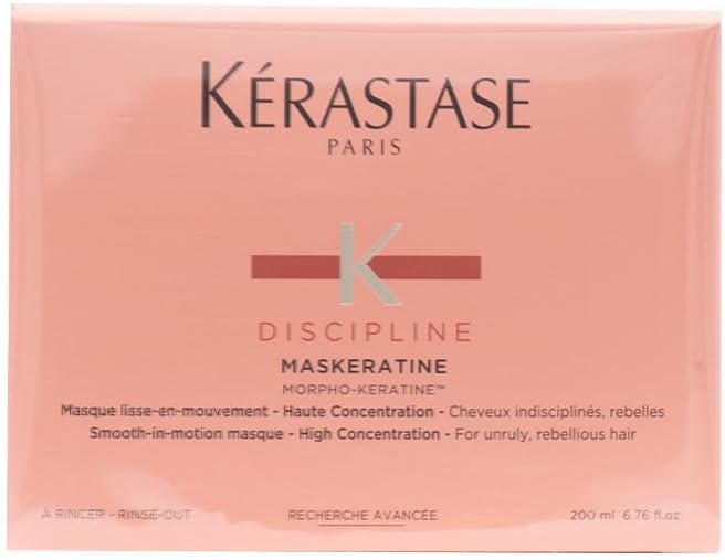 -Asi ve Kabarık Saçlar İçin Saç Bakım Maskesi - Discipline Maskeratine 200 ml 3474636400218