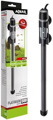 AQUAEL 121221 Cam Isıtıcı PLATINIUM HEATER 300 W, 300 g, Siyah