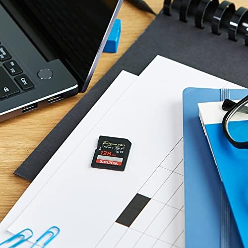 Extreme Pro 128 GB SDXC UHS-I 10 Hafıza Kartı SDSDXXY-128G-GN4IN, 170MB/sn