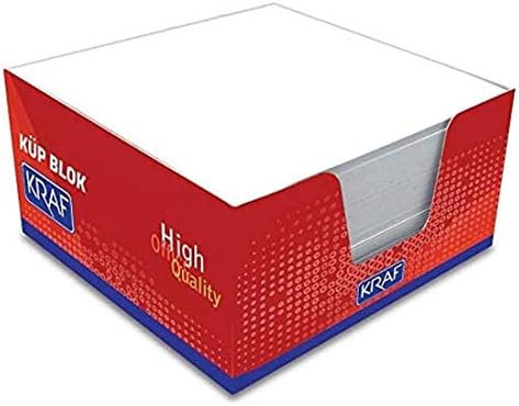 Alternative view of Kraf Küp Blok Ivory 9X9 Cm 116G (Göz Yormayan)