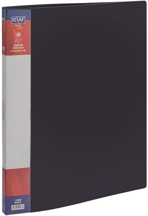 Alternative view of SUNUM DOSYASI A3 1140A3 40LI SİYAH