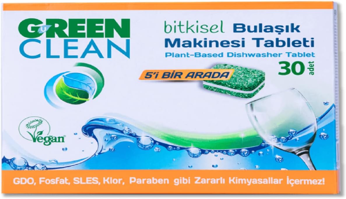Green Clean Bulaşık Makinesi Tableti 30'lu