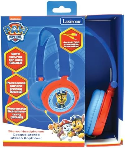 Alternative view of Paw Patrol Chase Kulaklık, Sınırlı Ses Gücü, Katlanabilir ve Ayarlanabilir, Mavi/Kırmızı, HP015PA