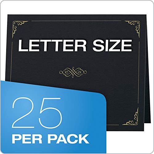 Sertifika Sahipleri, Siyah Diploma Sahipleri, Mektup Boyutu, Paket Başına 25 (299550)