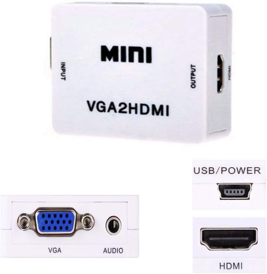 4554 VGA to HDMI Dönüştürücü Adaptör