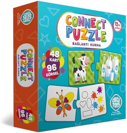 Toys Connect Puzzle Bağlantı Kurma Oyunu Eşleştirme Kartları