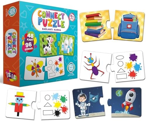 Alternative view of Toys Connect Puzzle Bağlantı Kurma Oyunu Eşleştirme Kartları