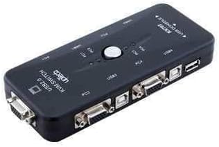 Al-4210 4 Port USB Kvm Switch 4 PC Kasa Tek Kontrol Çoklu VGA