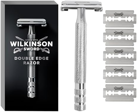 Alternative view of Wilkinson Sword Klasik yüksek kaliteli tıraş rendesi, tam metalden 5 çift bıçak ağzı dahil - özellikle hassas ve hassas bir tıraş için